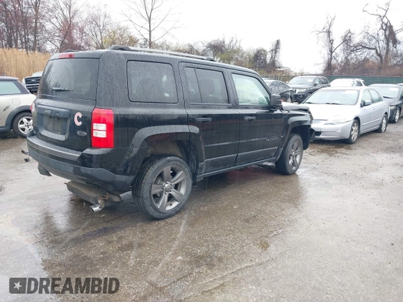 2017 Jeep Patriot Sport with VIN 1C4NJPBA1HD208653, listed as a IAAI auction lot 41864826 with 77,196 mi miles. Bid and sale history available at carsss.com. Image 4.