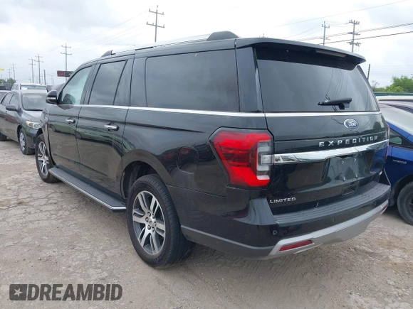 2023 Ford Expedition Max Limited with VIN 1FMJK1K83PEA54196, listed as a IAAI auction lot 42137457 with 54,701 mi miles and . Bid and sale history available at DreamBid. Image 3.