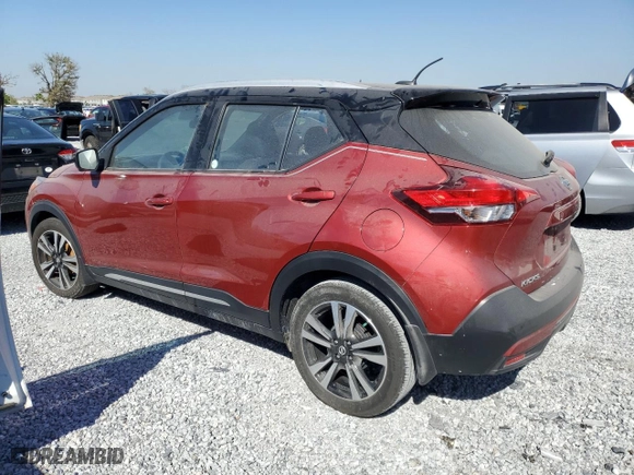 2018 Nissan Kicks SV with VIN 3N1CP5CUXJL504762, listed as a Copart auction lot 48464885 with 0 mi miles and Salvage Title. Bid and sale history available at carsss.com. Image 2.