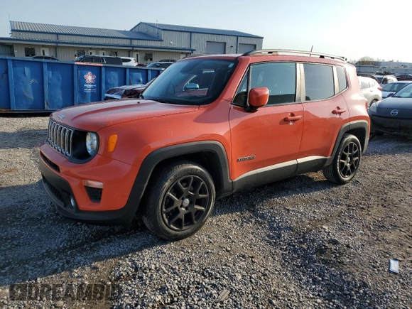 2019 Jeep Renegade Altitude z VIN ZACNJABB0KPK87650, wystawiony jako Copart lot #52396885 z przebiegiem 27 707 mil mil oraz Szkoda całkowita • Salvage title. Historia ofert i sprzedaży dostępna na DreamBid. Obrazek 1.
