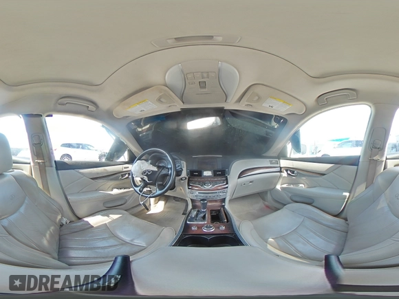 2013 Infiniti M with VIN JN1BY1AR0DM602077, listed as a Copart auction lot 43249275 with 176,392 mi miles and Salvage title. Bid and sale history available at DreamBid. Image 14.