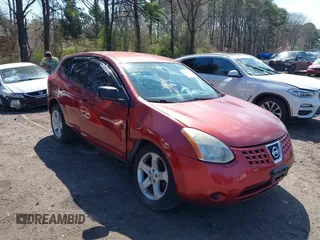 2009 Nissan Rogue S with VIN JN8AS58V59W184703, listed as a IAAI auction lot 39205795 with 118,233 mi miles. Bid and sale history available at carsss.com. Image 1.