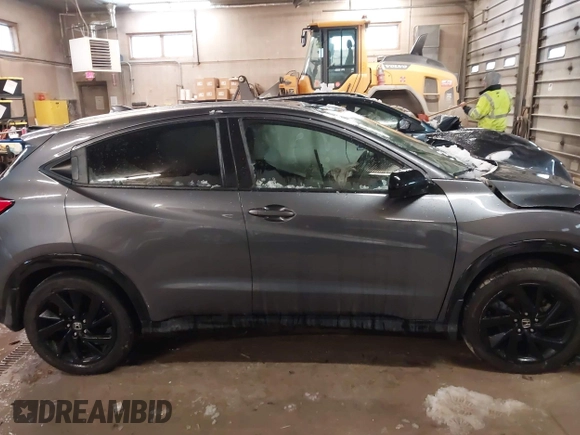 2022 Honda HR-V Sport with VIN 3CZRU6H10NM727178, listed as a IAAI auction lot 41921282 with 44,626 mi miles. Bid and sale history available at carsss.com. Image 14.