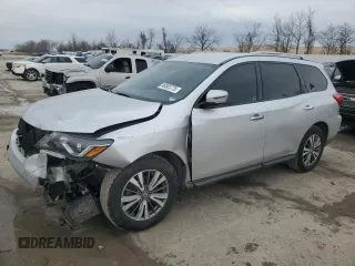 2020 Nissan Pathfinder SV with VIN 5N1DR2BN7LC602470, listed as a Copart auction lot 46803775 with 82,313 mi miles and Salvage Title. Bid and sale history available at carsss.com. Image 1.