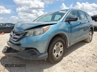 2013 Honda CR-V LX с VIN 5J6RM3H34DL029334, выставлен на аукционе Copart как лот 65755565 с пробегом 108 930 миль миль и Списание • Salvage title. История ставок и продаж доступна на DreamBid. Изображение 1.
