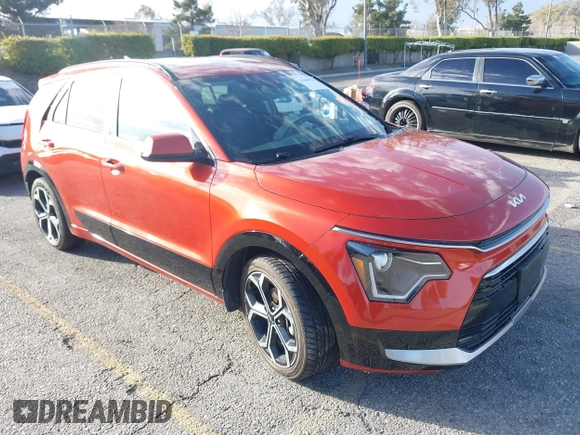 2023 Kia Niro EX with VIN KNDCR3LE3P5093816, listed as a IAAI auction lot 41666023 with 31,874 mi miles. Bid and sale history available at carsss.com. Image 1.