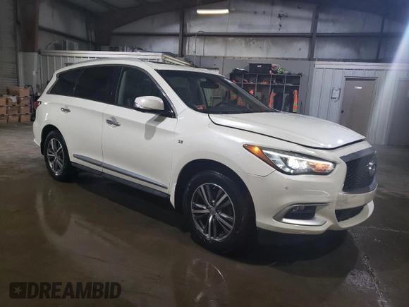 2016 Infiniti QX60 with VIN 5N1AL0MM2GC514784, listed as a Copart auction lot 47788375 with 156,831 mi miles and Salvage Title. Bid and sale history available at DreamBid. Image 4.