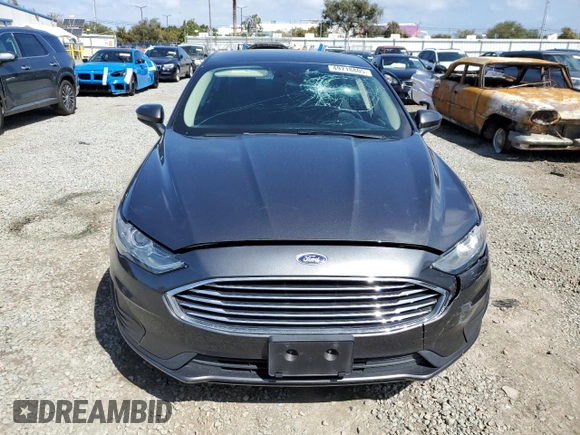 2020 Ford Fusion SE with VIN 3FA6P0LU0LR265614, listed as a Copart auction lot 49718805 with 96,319 mi miles and Salvage Title. Bid and sale history available at carsss.com. Image 5.
