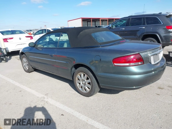 2004 Chrysler Sebring Limited with VIN 1C3EL65R44N228569, listed as a IAAI auction lot 41841279 with 182,964 mi miles and . Bid and sale history available at DreamBid. Image 3.
