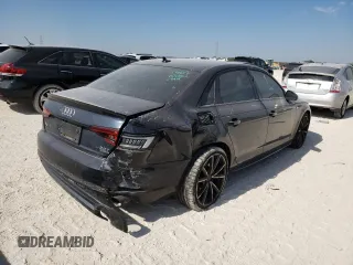 2018 Audi A4 Premium Plus with VIN WAUENAF43JA117376, listed as a Copart auction lot 61279452 with 52,909 mi miles. Bid and sale history available at carsss.com. Image 4.