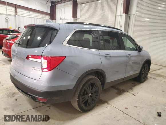 2022 Honda Pilot Special Edition with VIN 5FNYF6H29NB069918, listed as a Copart auction lot 58819655 with 39,845 mi miles and Salvage title. Bid and sale history available at DreamBid. Image 3.