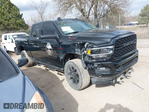 2022 Ram 2500 Big Horn with VIN 3C6UR5DL1NG166403, listed as a IAAI auction lot 41936951 with 76,537 mi miles and . Bid and sale history available at DreamBid. Image 1.