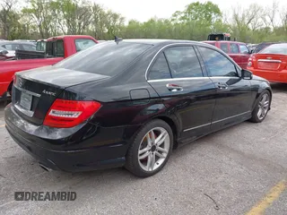 2013 Mercedes-Benz C-Class C 300 Sport with VIN WDDGF8AB5DR259585, listed as a IAAI auction lot 42019712 with 98,718 mi miles. Bid and sale history available at carsss.com. Image 4.