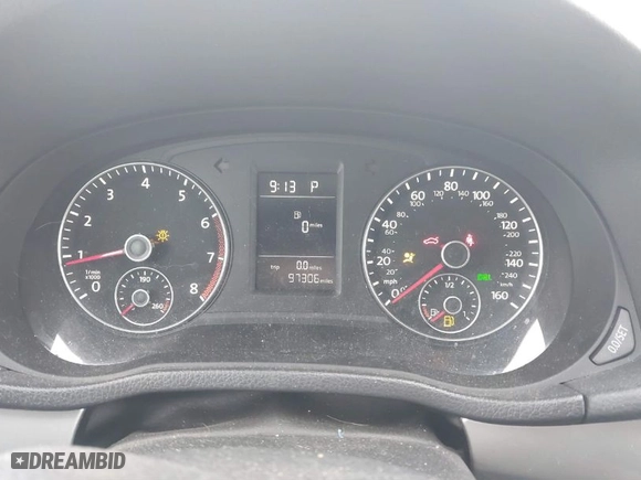 2014 Volkswagen Passat Wolfsburg Ed with VIN 1VWAT7A33EC091975, listed as a IAAI auction lot 41489344 with 97,306 mi miles. Bid and sale history available at carsss.com. Image 7.