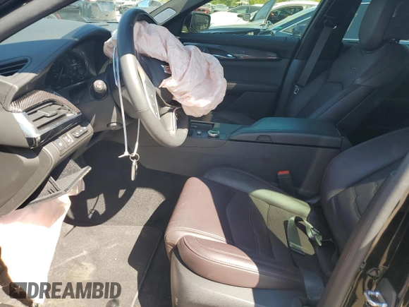 2019 Cadillac CT6 Sport AWD with VIN 1G6KP5R62KU144432, listed as a Copart auction lot 72389304 with 5,843 mi miles and Salvage title. Bid and sale history available at DreamBid. Image 7.