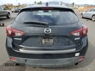 2014 Mazda 3 i Grand Touring with VIN JM1BM1M7XE1120268, listed as a Copart auction lot 43279765 with 93,075 mi miles and Salvage Title. Bid and sale history available at DreamBid. Image 6.