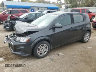 2020 Chevrolet Sonic LT with VIN 1G1JG6SB9L4117390, listed as a Copart auction lot 77422714 with 52,076 mi miles and Salvage Title. Bid and sale history available at DreamBid. Image 1.
