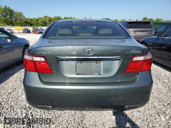2007 Lexus LS 460 with VIN JTHBL46F775038825, listed as a Copart auction lot 64790895 with 210,011 mi miles and Clean title. Bid and sale history available at DreamBid. Image 6.