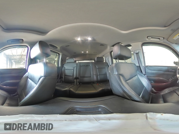 2015 GMC Yukon SLT with VIN 1GKS2BKC7FR279302, listed as a Copart auction lot 47827085 with 176,076 mi miles and Salvage Title. Bid and sale history available at carsss.com. Image 16.
