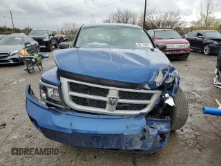 2009 Dodge Dakota SXT with VIN 1D7HE38K39S778117, listed as a Copart auction lot 80775004 with Not Provided miles and Salvage Title. Bid and sale history available at DreamBid. Image 5.