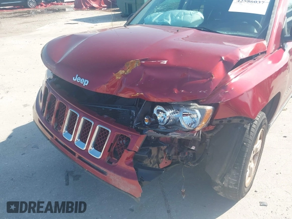 2017 Jeep Compass Sport with VIN 1C4NJCBA7HD119548, listed as a IAAI auction lot 42586037 with 93,529 mi miles and . Bid and sale history available at DreamBid. Image 18.