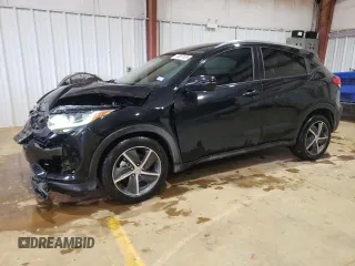 2022 Honda HR-V EX with VIN 3CZRU6H55NM710041, listed as a Copart auction lot 44987655 with 51,222 mi miles and Salvage Title. Bid and sale history available at carsss.com. Image 1.