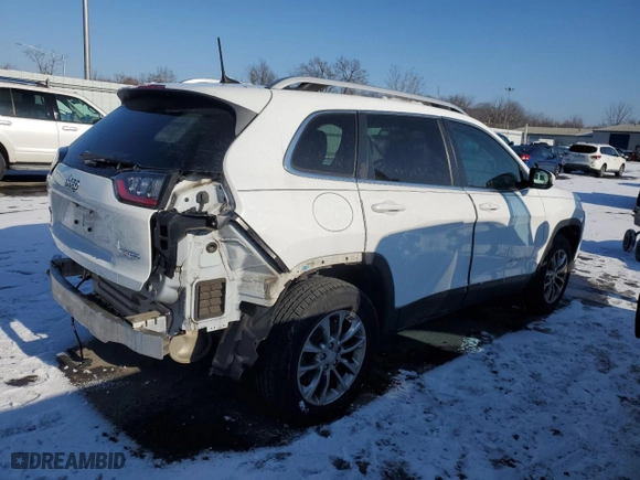 2019 Jeep Cherokee Altitude with VIN 1C4PJMLB8KD125730, listed as a Copart auction lot 88926985 with 76,886 mi miles and Salvage Title. Bid and sale history available at carsss.com. Image 3.