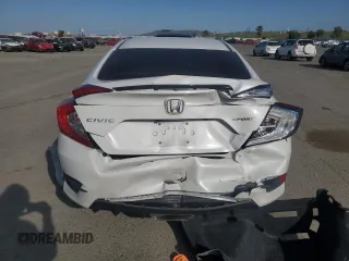 2020 Honda Civic Sedan Sport with VIN 2HGFC2F82LH578712, listed as a Copart auction lot 48104515 with 59,521 mi miles and Salvage Title. Bid and sale history available at carsss.com. Image 6.