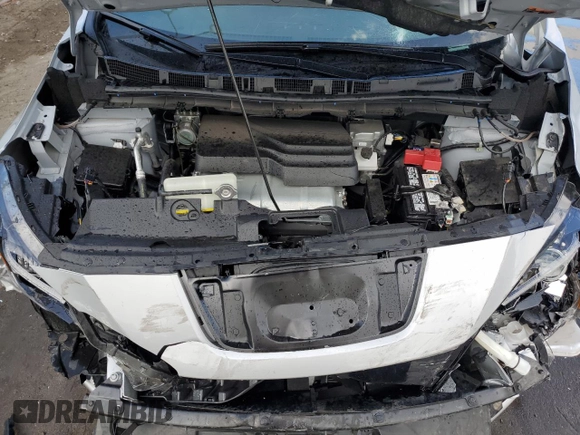2025 Nissan LEAF S with VIN 1N4AZ1BV9SC561541, listed as a Copart auction lot 50654445 with 5,496 mi miles and Salvage Title. Bid and sale history available at carsss.com. Image 11.