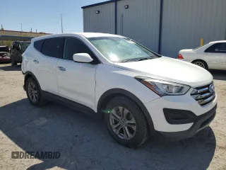 2014 Hyundai Santa Fe with VIN 5XYZTDLB2EG181199, listed as a Copart auction lot 57638045 with 95,056 mi miles and Salvage title. Bid and sale history available at DreamBid. Image 4.