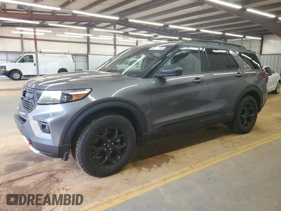 2023 Ford Explorer Timberline z VIN 1FMSK8JH9PGA94186, wystawiony jako Copart lot #51997115 z przebiegiem 18 054 mil mil oraz Szkoda całkowita • Salvage title. Historia ofert i sprzedaży dostępna na DreamBid. Obrazek 1.