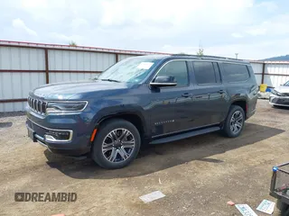 2024 Jeep Wagoneer Series II with VIN 1C4SJSBP5RS175261, listed as a IAAI auction lot 42815879 with 28,618 mi miles and . Bid and sale history available at DreamBid. Image 2.