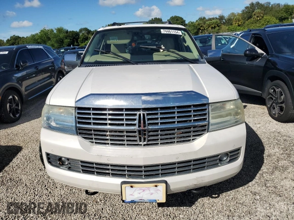 2009 Lincoln Navigator with VIN 5LMFU28599EJ01749, listed as a Copart auction lot 74461154 with Not provided miles and Salvage title. Bid and sale history available at DreamBid. Image 5.