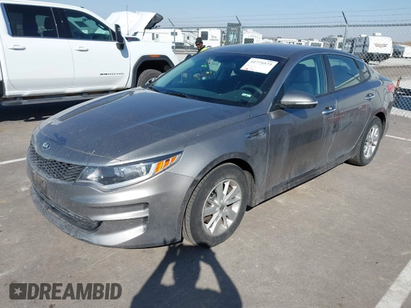2017 Kia Optima LX with VIN 5XXGT4L32HG168901, listed as a IAAI auction lot 41775573 with 80,956 mi miles. Bid and sale history available at carsss.com. Image 19.