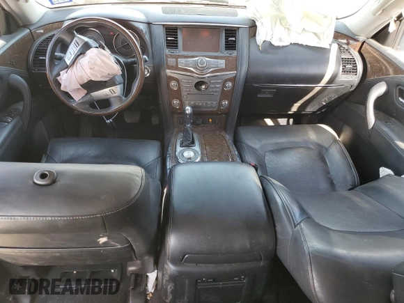 2016 Infiniti QX80 with VIN JN8AZ2NF5G9613678, listed as a Copart auction lot 70924094 with Not Provided miles and Salvage Title. Bid and sale history available at carsss.com. Image 8.
