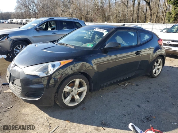 2015 Hyundai Veloster with VIN KMHTC6AD0FU229154, listed as a Copart auction lot 49070635 with 135,790 mi miles and Salvage Title. Bid and sale history available at carsss.com. Image 1.