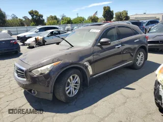 2012 Infiniti FX with VIN JN8AS1MW7CM152197, listed as a Copart auction lot 66753344 with Not Provided miles and Salvage Title. Bid and sale history available at carsss.com. Image 1.