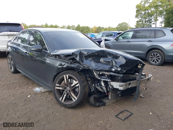 2018 Audi A4 Premium Plus with VIN WAUENAF46JN016261, listed as a IAAI auction lot 40404223 with 51,874 mi miles. Bid and sale history available at carsss.com. Image 6.