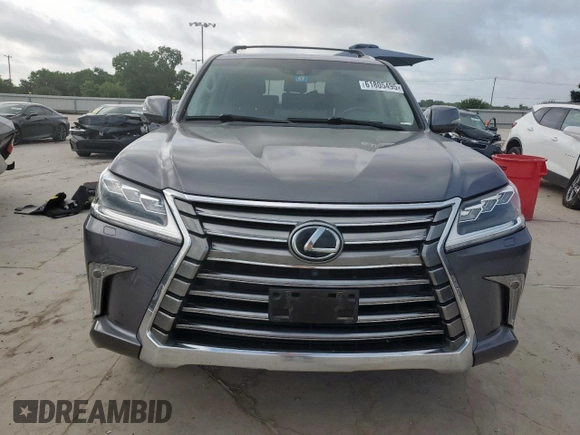 2017 Lexus LX 570 with VIN JTJHY7AX6H4237898, listed as a Copart auction lot 61805495 with 97,598 mi miles and Salvage title. Bid and sale history available at DreamBid. Image 5.