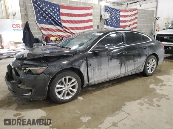 2016 Chevrolet Malibu LT with VIN 1G1ZE5ST6GF350312, listed as a Copart auction lot 46036245 with 116,259 mi miles and Salvage Title. Bid and sale history available at carsss.com. Image 1.