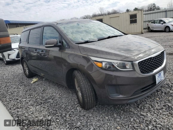 2016 Kia Sedona LX with VIN KNDMB5C15G6100857, listed as a Copart auction lot 45246565 with 152,683 mi miles and Salvage Title. Bid and sale history available at DreamBid. Image 4.