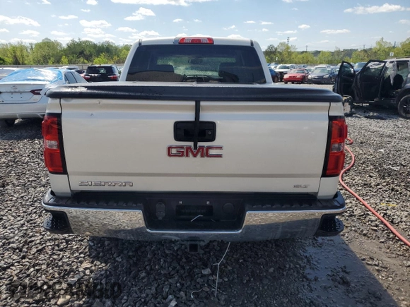 2014 GMC Sierra 1500 SLT with VIN 3GTP1VEC7EG485851, listed as a Copart auction lot 52420915 with 209,806 mi miles and Salvage title. Bid and sale history available at DreamBid. Image 6.