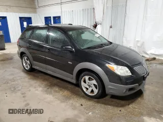 2005 Pontiac Vibe with VIN 5Y2SL63875Z464586, listed as a Copart auction lot 49972885 with 95,367 mi miles and Salvage Title. Bid and sale history available at DreamBid. Image 4.