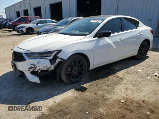 2019 Acura ILX with VIN 19UDE2F31KA001351, listed as a Copart auction lot 46834935 with 61,576 mi miles and Salvage Title. Bid and sale history available at carsss.com. Image 1.