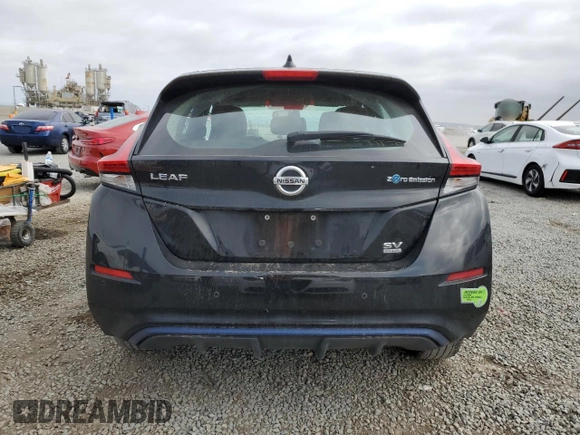 2022 Nissan LEAF SV Plus z VIN 1N4BZ1CV0NC558440, wystawiony jako Copart lot #55517325 z przebiegiem 121 310 mil mil oraz Szkoda całkowita • Salvage title. Historia ofert i sprzedaży dostępna na DreamBid. Obrazek 6.