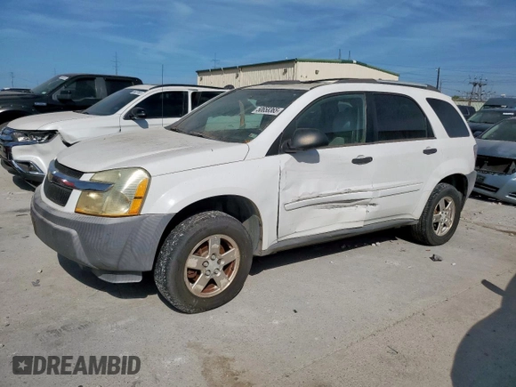2005 Chevrolet Equinox LS with VIN 2CNDL13F956119951, listed as a Copart auction lot 50658365 with 225,478 mi miles and Clean Title. Bid and sale history available at carsss.com. Image 1.