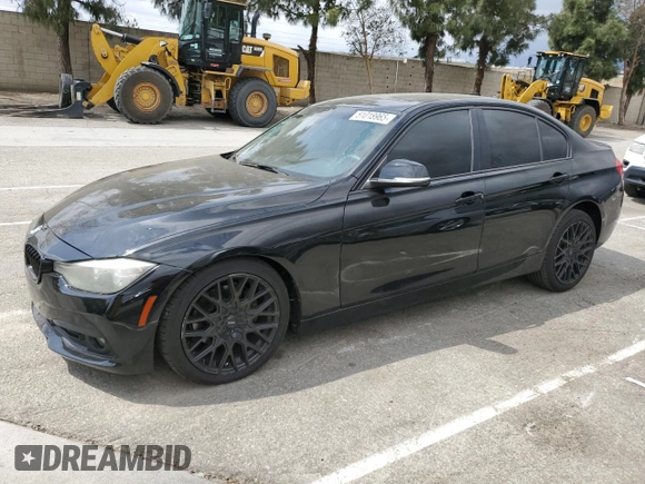 2016 BMW 3 Series 320i with VIN WBA8A9C51GK617172, listed as a Copart auction lot 51018965 with 119,313 mi miles and Salvage Title. Bid and sale history available at carsss.com. Image 1.