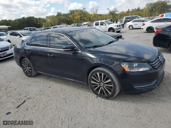 2014 Volkswagen Passat SE w/Sunroof with VIN 1VWBS7A39EC086853, listed as a Copart auction lot 49458675 with 118,148 mi miles and Non Repairable. Bid and sale history available at carsss.com. Image 4.