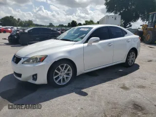 2012 Lexus IS 250 with VIN JTHCF5C20C2035750, listed as a Copart auction lot 59725535 with 165,494 mi miles and Salvage title. Bid and sale history available at DreamBid. Image 1.