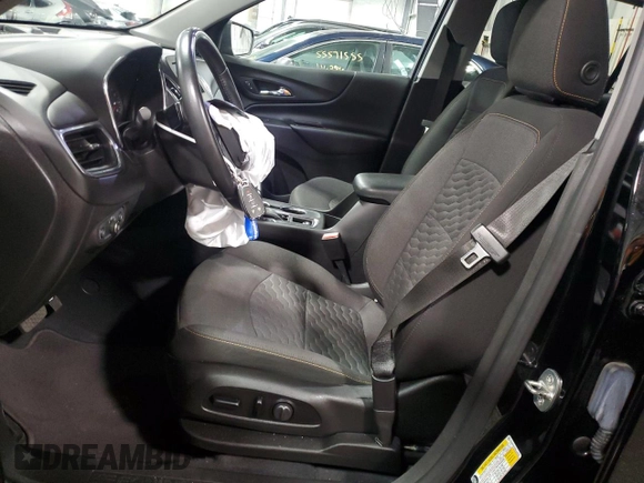 2021 Chevrolet Equinox LT with VIN 3GNAXUEV8ML340007, listed as a Copart auction lot 55551695 with 57,063 mi miles and Salvage title. Bid and sale history available at DreamBid. Image 7.